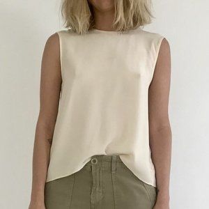 Jenni Kayne Open Back Silk Top NWT